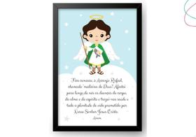 Quadro religioso São Rafael Arcanjo Quadro religioso São Rafael Arcanjo