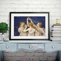Quadro Renascentista - As Três Graças - 60x48cm Quadro Renascentista - As Três Graças - 60x48cm
