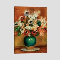 Quadro Renoir Flores 1885 Tela No Chassi 45X30Cm