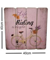 Quadro Retro Madeira Mdf Vintage Antigo Estonado Pinup - Bubba