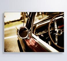 Quadro retrovisor carro clássico