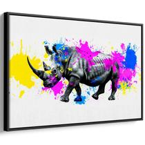 Quadro Rinoceronte Abstrato