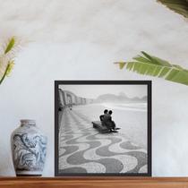 Quadro Rio De Janeiro Antigo - 33x33cm Quadro Rio De Janeiro Antigo - 33x33cm