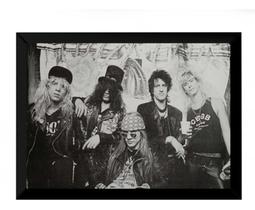 Quadro Rock Banda Guns N' Roses Foto Moldura 42x29cm Quadro Rock Banda Guns N' Roses Foto Moldura 42x29cm