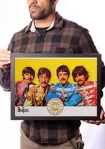 Quadro Rock Foto The Beatles Banda