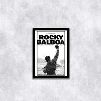 Quadro Rocky Balboa 45x34cm - com vidro Quadro Rocky Balboa 45x34cm - com vidro