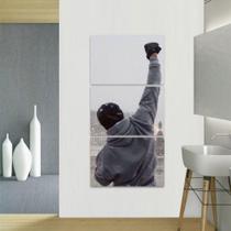 Quadro Rocky Balboa Motivacional Filmes Vertical 3 Peças Quadro Rocky Balboa Motivacional Filmes Vertical 3 Peças