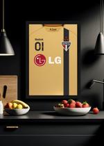 Quadro Rogério Ceni São Paulo SPFC com Vidro e Moldura Preta Tamanho:21cm x 30cm (A4) Quadro Rogério Ceni São Paulo SPFC com Vidro e Moldura Preta Tamanho:21cm x 30cm (A4)