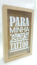 Quadro Rolhas Cofrinho Cofre Viagem Porta Moedas 27x17cm mdf cru
