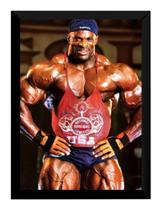 Quadro Ronnie Coleman Decoração Academia Poster Moldurado Quadro Ronnie Coleman Decoração Academia Poster Moldurado