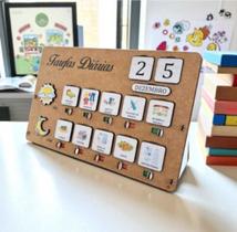 Quadro Rotina Infantil Educativo Tarefas Organizadora Lúdica