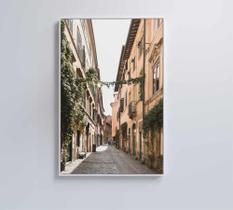 Quadro Rua Estreita na Itália Quadro Rua Estreita na Itália
