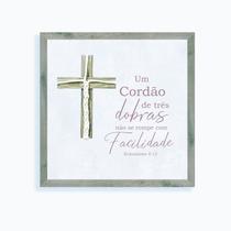 Quadro Rústico Cordão de 3 Dobras