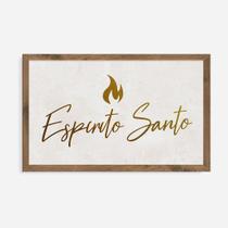 Quadro Rústico Espírito Santo - Artesanato em Madeira