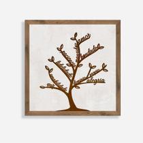 Quadro Rústico Fruto do Espírito - Artesanato em Madeira