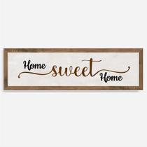 Quadro Rústico Home Sweet Home - Artesanal em Madeira Pinus Quadro Rústico Home Sweet Home - Artesanal em Madeira Pinus