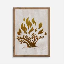 Quadro Rústico Sarça - Artesanato em Madeira Pinus