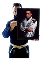Quadro Ryan Gracie Jiu Jitsu Decoração Academias Dojo Bjj Quadro Ryan Gracie Jiu Jitsu Decoração Academias Dojo Bjj