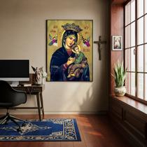 Quadro Sacro Nossa Senhora Do Perpétuo Socorro - 70x50cm