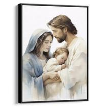 Quadro Sagrada Família em Abraço de Amor Divino