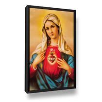 Quadro Sagrado Coração Maria Imaculada c/ Moldura