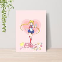 Quadro Sailor Moon Anime A4 Placa MDF 012