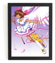 Quadro Sakura Card Captors Anime Poster Com Moldura Quadro Sakura Card Captors Anime Poster Com Moldura