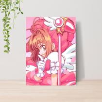 Quadro Sakura CardCaptor Anime A4 Placa MDF 06