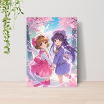 Quadro Sakura CardCaptor Anime A4 Placa MDF 10 Quadro Sakura CardCaptor Anime A4 Placa MDF 10