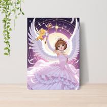 Quadro Sakura CardCaptor Anime A4 Placa MDF 15 Quadro Sakura CardCaptor Anime A4 Placa MDF 15