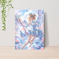 Quadro Sakura CardCaptor Anime A4 Placa MDF 16