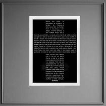 Quadro Salmo 91 - Cruz 45X34Cm - Com Vidro Quadro Salmo 91 - Cruz 45X34Cm - Com Vidro