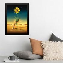 Quadro Salvador Dalí Margarida Amarela 45x34cm Quadro Salvador Dalí Margarida Amarela 45x34cm