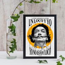 Quadro Salvador Dalí UnLoco 45x34cm Quadro Salvador Dalí UnLoco 45x34cm