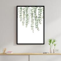 Quadro Samambaia - Plantas 33X24Cm - Com Vidro