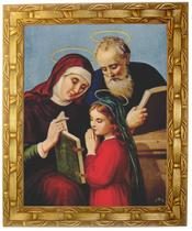 Quadro Santa Ana com São Joaquim, Mod. 05, 30x25cm. Angelus Quadro Santa Ana com São Joaquim, Mod. 05, 30x25cm. Angelus
