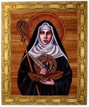 Quadro Santa Hildegarda De Bingen, Mod. 03, 30x25cm. Angelus Quadro Santa Hildegarda De Bingen, Mod. 03, 30x25cm. Angelus