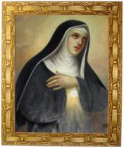 Quadro Santa Juliana Falconieri, Mod. 01, 30x25cm. Angelus Quadro Santa Juliana Falconieri, Mod. 01, 30x25cm. Angelus
