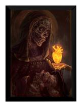 Quadro Santa Morte Arte Decoração Estúdio Tatuagem Quadro Santa Morte Arte Decoração Estúdio Tatuagem