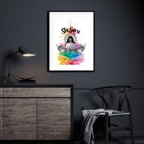 Quadro Santa Sara Protetora Ciganos - 60x48cm Quadro Santa Sara Protetora Ciganos - 60x48cm