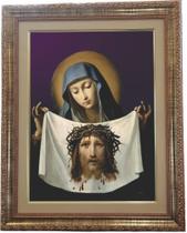 Quadro Santa Verônica com Face Jesus, 01, 53x43cm. Angelus
