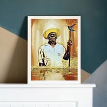 Quadro Santo Daime- Mestre Irineu 33x24cm Quadro Santo Daime- Mestre Irineu 33x24cm