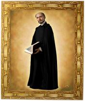 Quadro Santo Inácio de Loyola, Mod.01, Tam.30x25cm. Angelus Quadro Santo Inácio de Loyola, Mod.01, Tam.30x25cm. Angelus