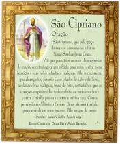 Quadro São Cipriano, com oração, Mod.01, 30x25cm. Angelus