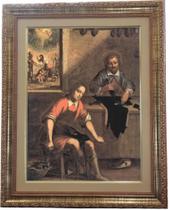 Quadro São Crispim E Crispiniano, Mod.1, Tam53x43cm. Angelus Quadro São Crispim E Crispiniano, Mod.1, Tam53x43cm. Angelus
