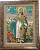 Quadro São Francisco de Assis, Mod.03, Tam.53x43cm. Angelus Quadro São Francisco de Assis, Mod.03, Tam.53x43cm. Angelus