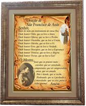Quadro São Francisco de Assis, Oração, 02, 53x43cm. Angelus
