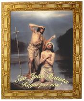 Quadro São João Batista, O Batismo, Mod.02, 30x25cm. Angelus