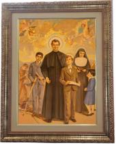 Quadro São João Bosco, Mod. 03, Tam. 53x43cm. Angelus