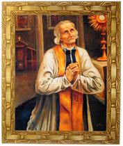 Quadro São João Maria Vianney, Mod. 05, Tam. 30x25cm Angelus Quadro São João Maria Vianney, Mod. 05, Tam. 30x25cm Angelus